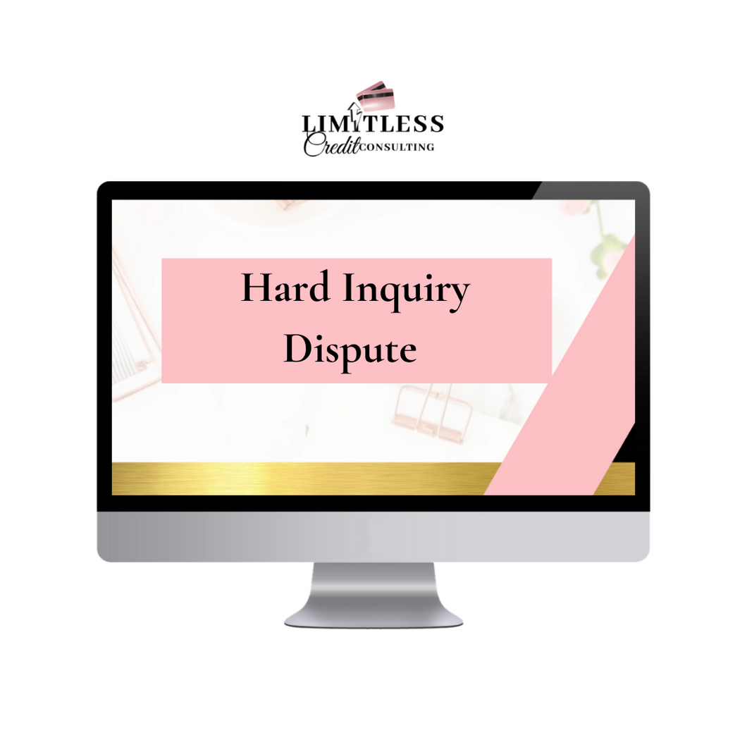 Hard Inquiry Dispute