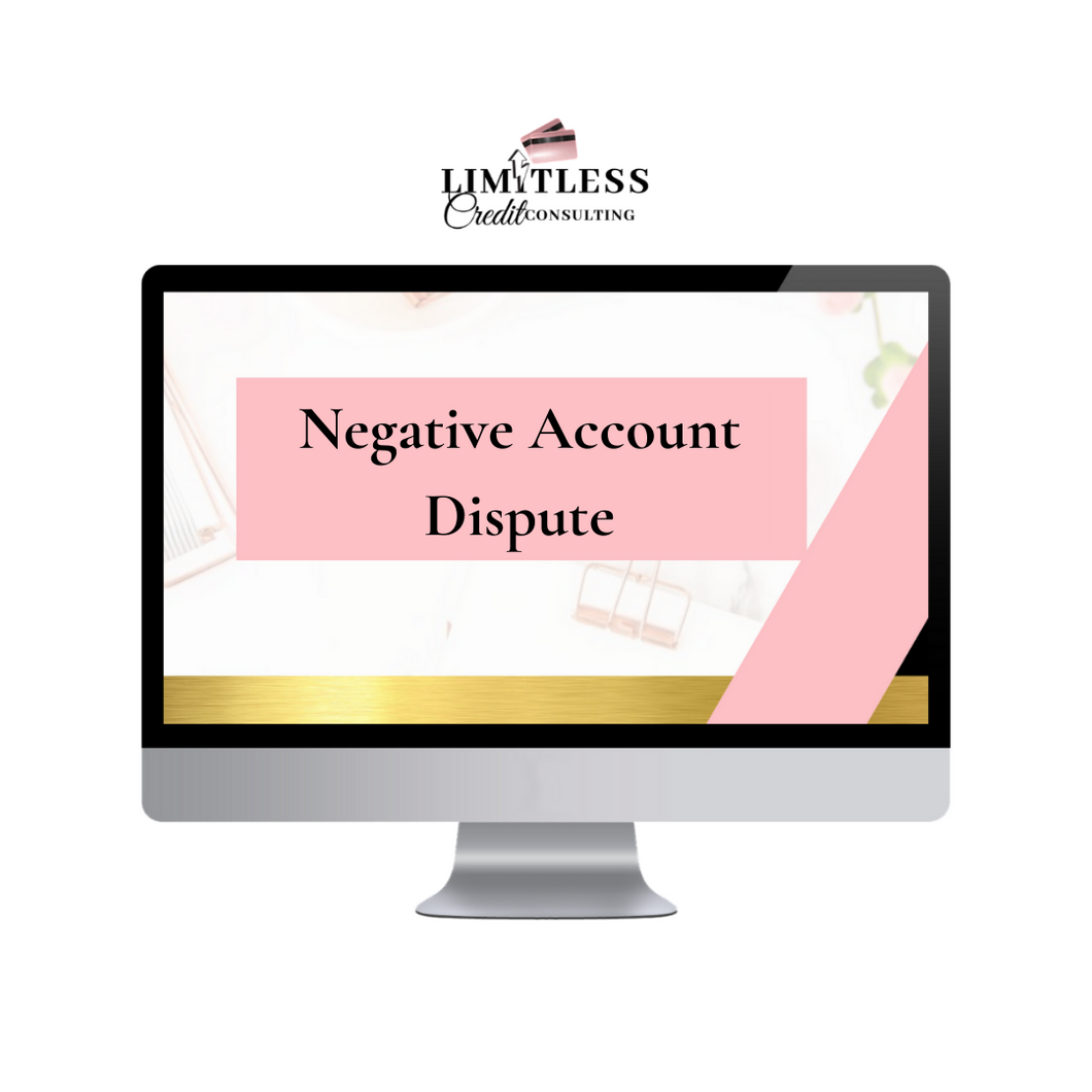 Negative Account Dispute
